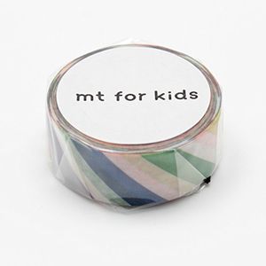 Kamoikakoshi公噸為孩子多彩條紋寬度15毫米×7米繞組MT01KID001