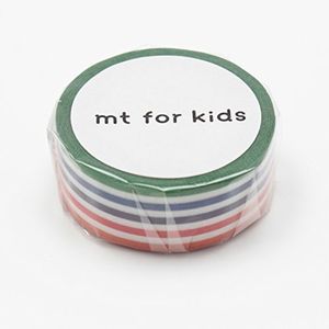 Kamoikakoshi噸為孩子們豐富多彩的邊框寬度型15mm x7米繞組MT01KID003
