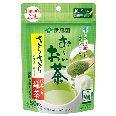 伊藤園 お～いお茶 抹茶入りさらさら緑茶 40g（粉）