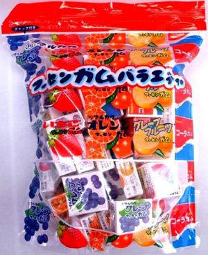 Marukawa bubble gum variety 4 tablets × 50 pieces