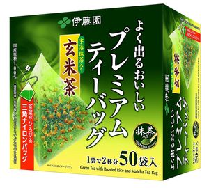 伊藤園新包裝綠茶立體三角茶包 含抹茶玄米茶 (50袋入)