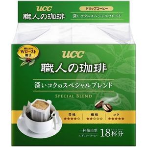 UCC 滴滤式职人咖啡粉(深厚浓郁) 挂耳式 18条