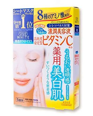 KOSE Kose CLEAR TURN White Mask VC c (vitamin C) 5 times (22mL × 5)