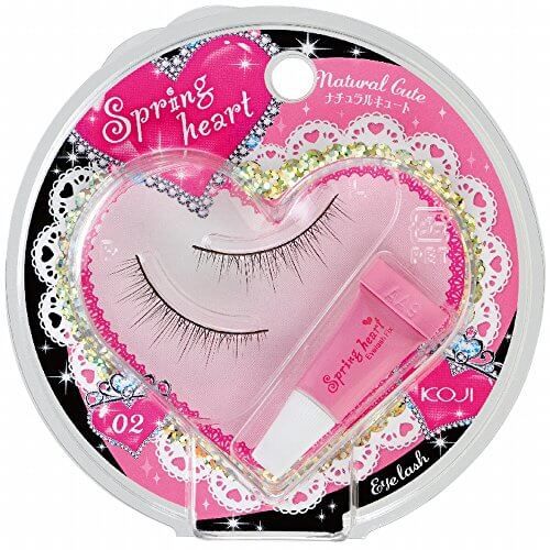 Spring Heart Eyelash Natural cute