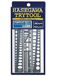 트라이툴 직선 템플릿 세트 프라모델용 공구 TP1