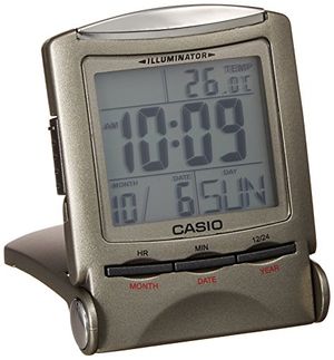 CASIO 카시오 디지털 표시 트래블 클럭 메탈릭 그레이 PQ-50J-8