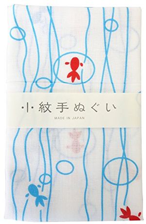 宮本小紋手巾 琉金 33×90cm 33041