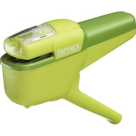 Harinacs Staple-less Stapler Handy 10-Sheet Type - Green (SLN-MSH110G)