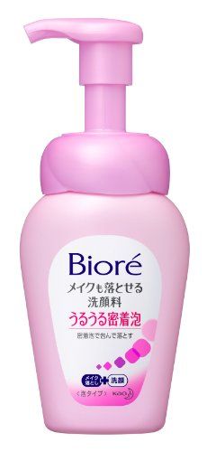 Biore Makeup-Removing Face Wash Moisturizing Dense Foam 160 mL