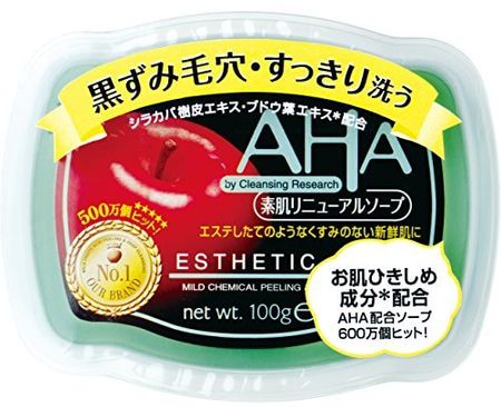 AHA 클렌징 리서치 순피부 리뉴얼 비누(100g)