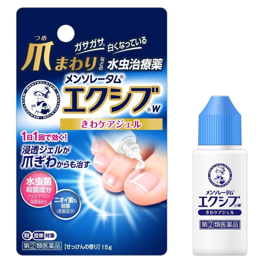 【指定第2類医薬品】Mentholatum エクシブ Wきわケアジェル 15g