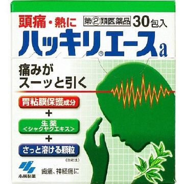 【指定第2類醫藥品】小林製藥頭疼藥