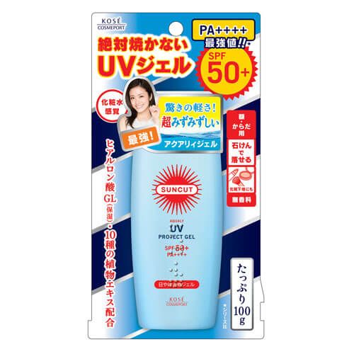 高丝化妆品端口ST切割防晒霜SPF50凝胶100克