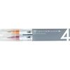 Kuretake [ZIG] Clean Color Real Brush 4-Color Set/Deep Color[RB-6000AT/4VD]