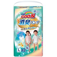 Goon 除臭裤 L 码 42 片 婴儿和儿童尿布