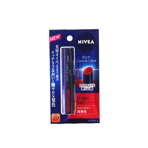 NIVEA Rich Care & Color Lip (Sheer Red)
