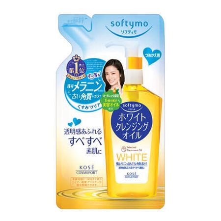 Softymo 白色卸妆油补充装 200ml