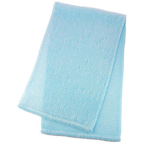 Foam factory body towel blue