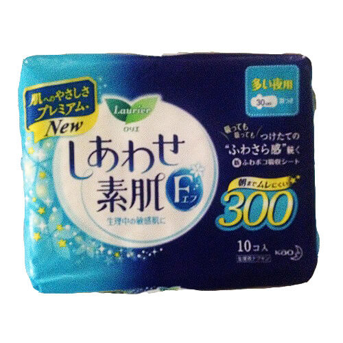 花王 Laurier/蕾妮雅 蘿莉艾F 夜用量多型 有護翼