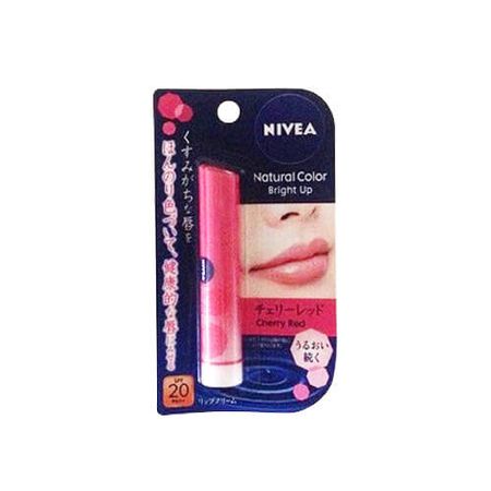 Nivea Natural Color Lip Bright Up Cherry Red
