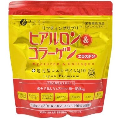 玻尿酸和膠原蛋白+還原輔酶Q10 210克