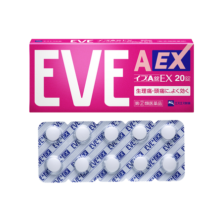 白兔牌 EVE A錠 EX 止痛藥 20粒【指定第2類醫藥品】