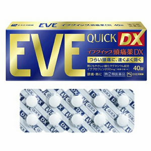 【지정제2류의약품】 이브 퀵 DX EVE QUICK DX 진통/두통약 40정