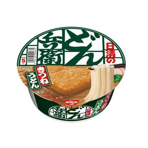 Nissin Donbei Kitsune Udon Noodles with Deep-Fried Tofu (West)