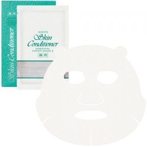 ALBION medicated skin conditioner Essential paper mask E 12ml × 8