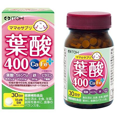 井藤漢方製薬 葉酸400 Ca・Feプラス