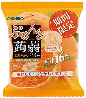 ORIHIRO Puru do and konjac jelly pouch mandarin [Autumn and winter limited]