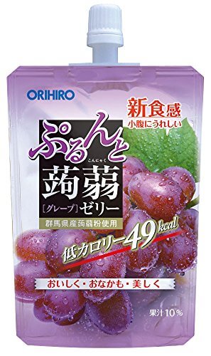 ORIHIRO ORIHIRO蒟蒻果凍 ORIHIRO璞做魔芋果凍站立葡萄