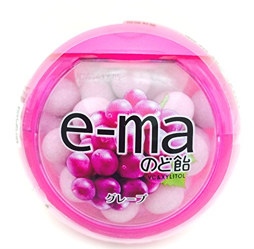 UHA e-ma UHA味覺糖E-MA喉片容器(葡萄)