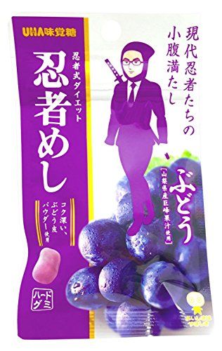 UHA taste sugar Ninja rice (grapes) 20g