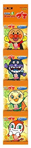 Fujiya 84g Anpanman gummy quadruplicate