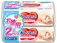 pigeon 湿巾 柔软厚实（乳液型） 外出适用 2片装