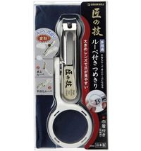 匠之技 GREEN BELL 綠鐘帶放大鏡指甲刀