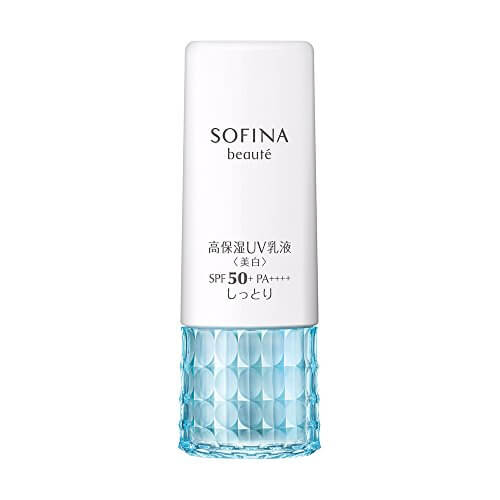花王 SOFINA beaute SOFINA頑皮雅卡丹濕度UV乳液（美白）SPF50 + PA ++++濕潤30克