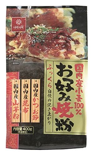 Hakubaku国内小麦粉杂样煎菜饼400克×6片