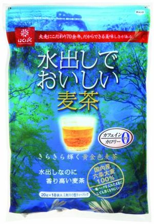 Delicious barley tea 360g × 12 bags in Hakubaku water out