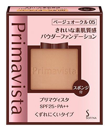 프리마 비스타 깨끗한 피부 질감 파우더 파운데이션 베이지 오 쿠루 05 SPF25 PA ++ 9g