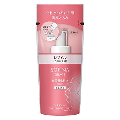 SOFINA GRACE 高保湿美白化妆水 浓稠型 130ml（补充装）