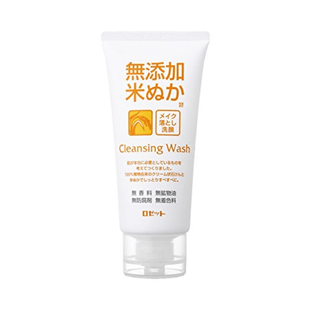 无添加米糠卸妆洁面乳120g