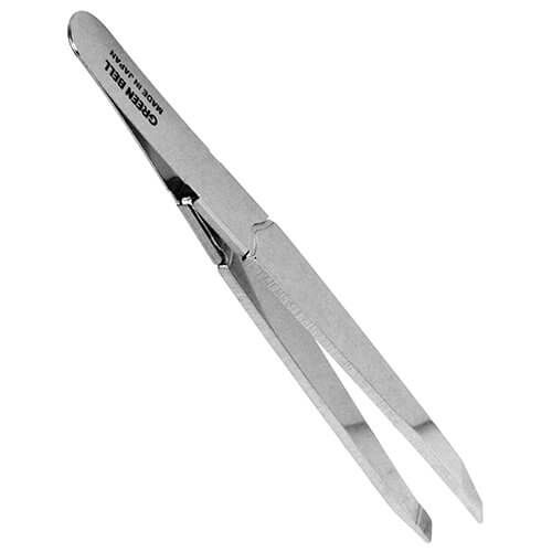 Green bell portable tweezers, destination diagonal