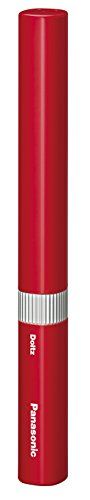Panasonic sound wave vibration toothbrush pocket Doltz EW-DS1B red