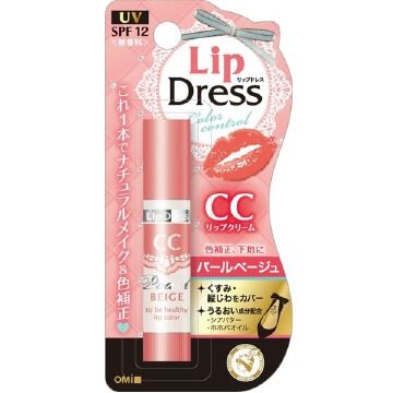 Omi brothers Mentamu lip dress 3.6g CC pearl beige