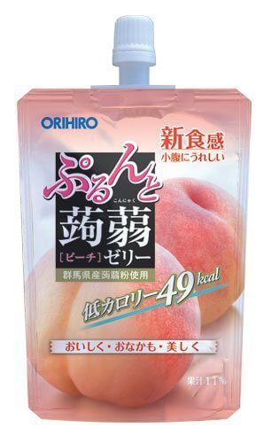 ORIHIRO ぷるんと蒟蒻ゼリースタンディング ピーチ