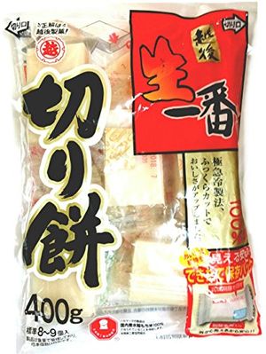Kiri mochi japanese rice cake Nama Ichiban Sliced Mochi Rice Cakes (400g)