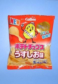 Calbee potato chips Usushi Oasi 28g