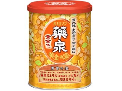 アース製薬 薬泉バスロマン 650G 黄金色の湯